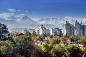 Almaty city tour - Central Mosque of Almaty: Big, Beautiful, and Free
