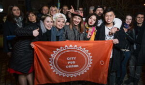 Almaty: Guided Bar Crawl with Shots - Middle Stops Two and Three: More Shots, Games, and City Chat