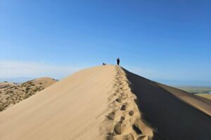 Singing dunes & Aktau mountains group tour to Altyn Emel - Katutau frozen lava: volcanic rock forms plus a realistic lunch break